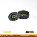 Kicker 46CSC6934 CS Series 6"x9" 3-way car speakers