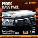 BUG GUARD HILUX REVO 2015-2018 BLACK