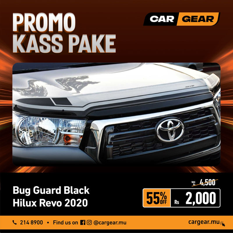 BUG GUARD HILUX REVO 2020 BLACK