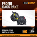 Ground Zero GZTF 4.0X 100 mm / 4″ 2-way coaxial speaker system