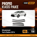 DOOR SUNVISOR YARIS SEDAN 2014 WITH LOGO