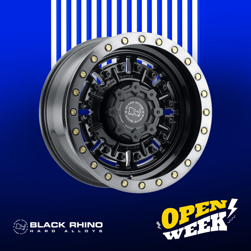 BLACK RHINO Wheels - 17'' ABRAMS Gloss Gunblack w/ Machined Dark Tint (5x127)