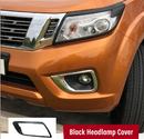 Black Headlamp and Tail light cover for Nissan Navara NP300