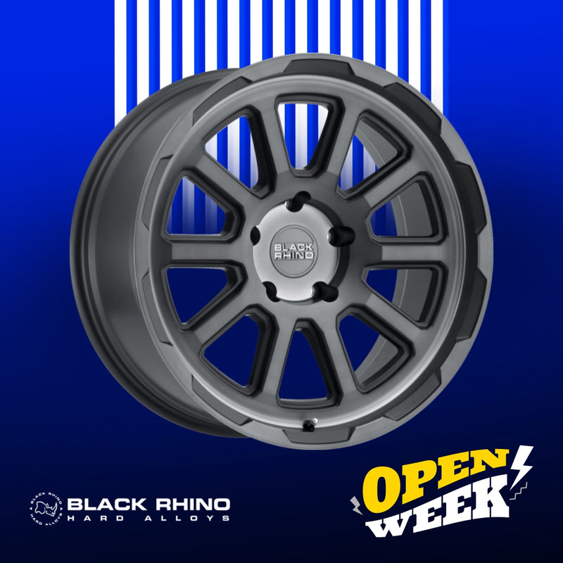 BLACK RHINO Wheels - 17'' CHASE Brushed Gunmetal (6x139.7)