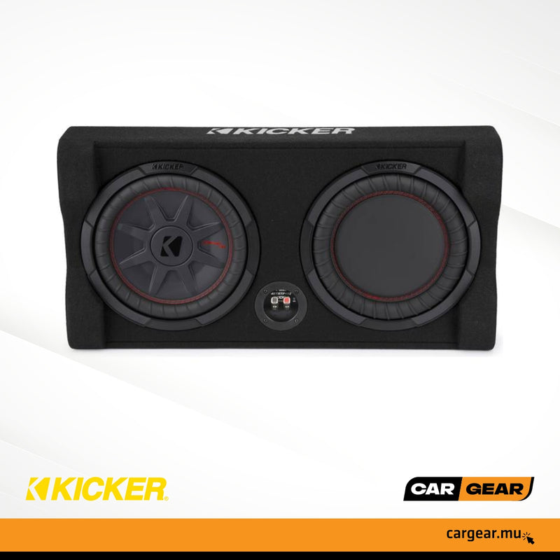 Kicker Down- Firing Subwoofer CompRT®12 inch Shallow mount with Passive Radiator (Ref: 48TRTP122)