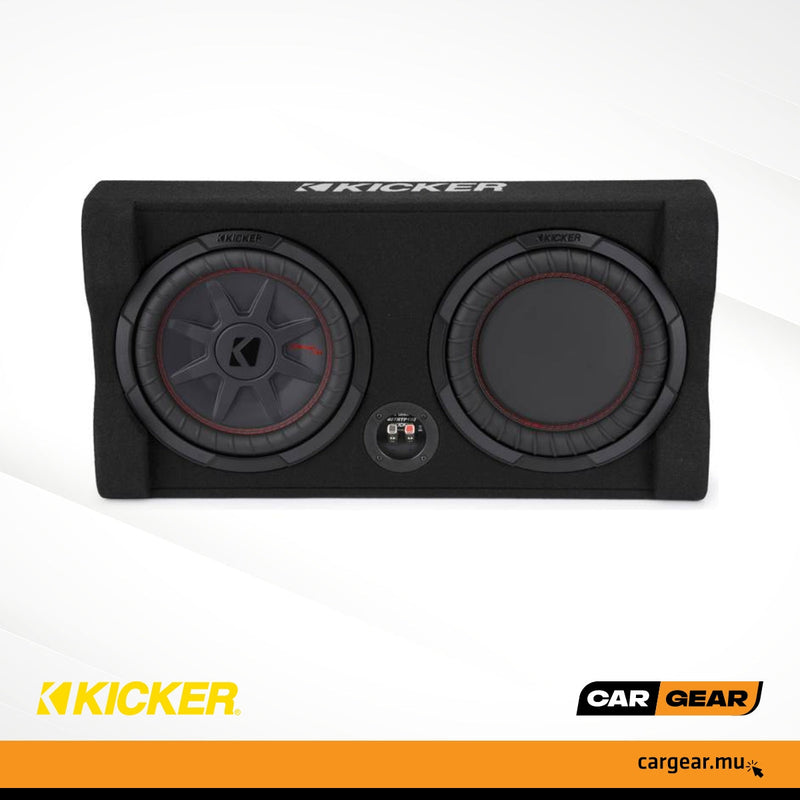 Kicker Down- Firing Subwoofer CompRT®10 inch Shallow mount with Passive Radiator (Ref: 48TRTP102)