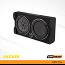 Kicker Subwoofer Slim CompRT Loaded Enclosure 8'' (ref: 43TCWRT84)