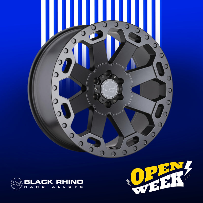 BLACK RHINO Wheels - 17'' WARLORD Matte Gunmetal (6x139.7)