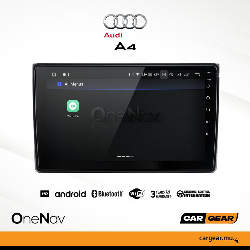OneNav Android Multimedia for Audi A4 2002-2008 (ref: ON832-1A10)