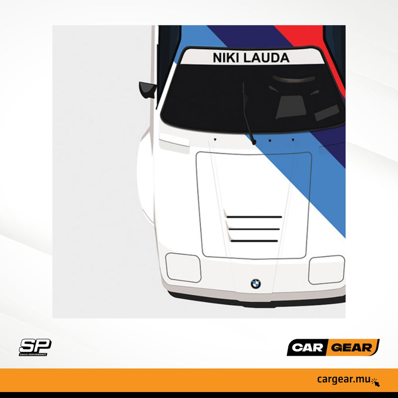 BMW M1 PROCAR - Niki Lauda tribute (SP Art Series Poster)