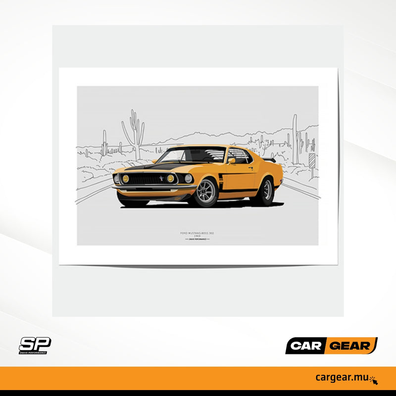 Ford Mustang Boss 302 (SP Art Series Poster)