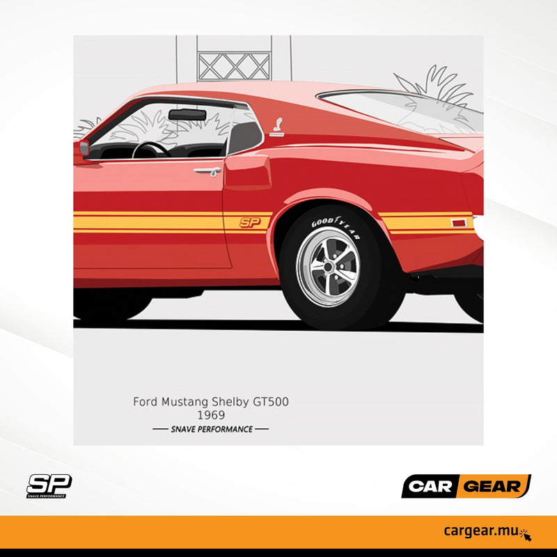 Ford Mustage Shelby GT500 (SP Art Series Poster)