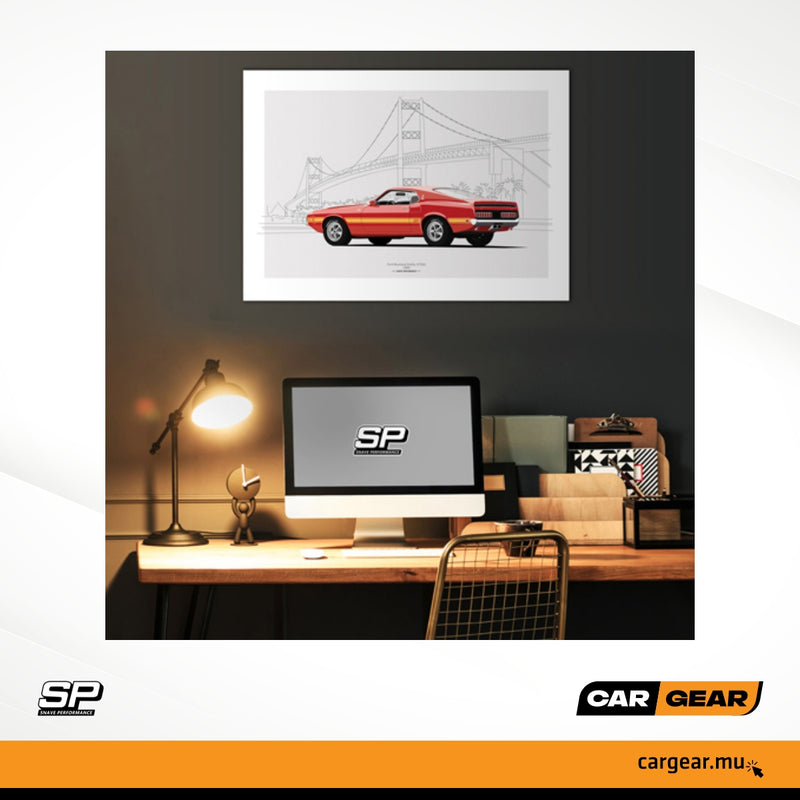 Ford Mustage Shelby GT500 (SP Art Series Poster)