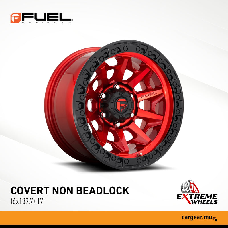 FUEL Offroad - D695 17'' COVERT Candy Red (6x139.7)