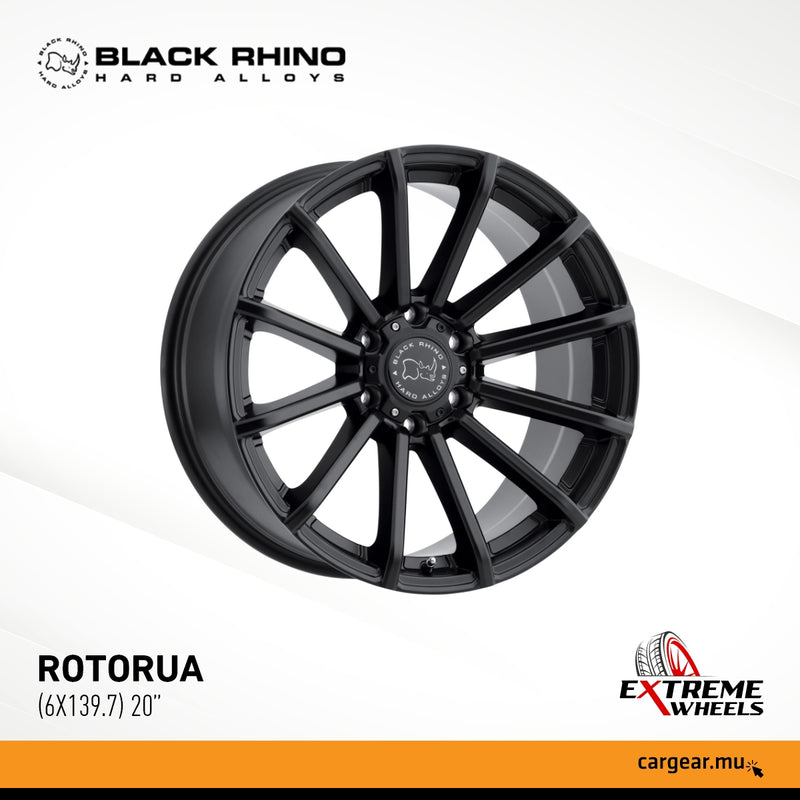 BLACK RHINO Wheels - 20'' ROTORUA Gloss Black (6x139.7)