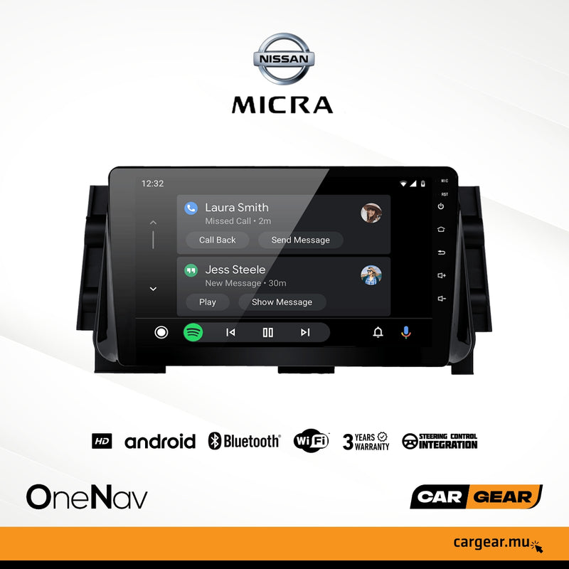 OneNav Android Multimedia for Nissan Micra (ref: ON414-1A10)