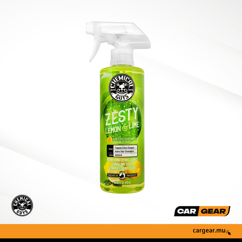 Chemical Guys-Zesty Lemon & Lime Air Freshener and Odor Eliminator 4oz